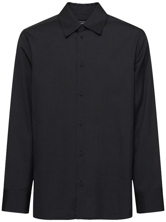 Jil Sander: Wool shirt - men_0 | Luisa Via Roma