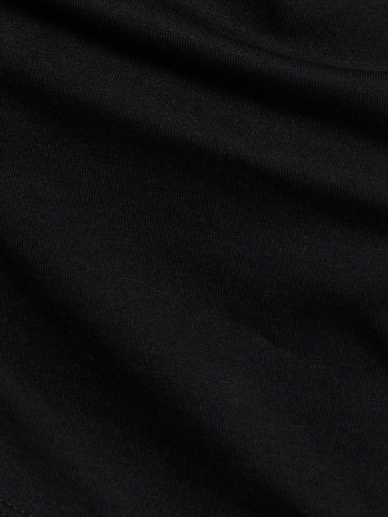 Jil Sander: Cotton jersey t-shirt - Black - men_3 | Luisa Via Roma