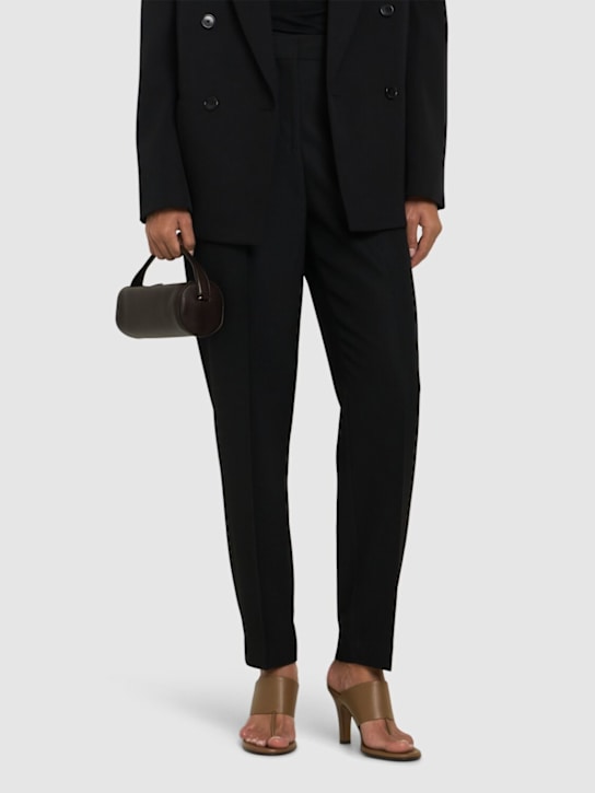 The Row: 90毫米Signum皮革凉鞋 - Fawn - women_1 | Luisa Via Roma
