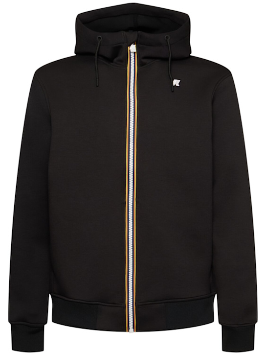 K-Way: Fleece-Abstandshalter „Rainer“ - Black Pure - men_0 | Luisa Via Roma