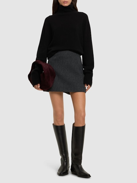 Theory: Structured mini skirt - women_1 | Luisa Via Roma