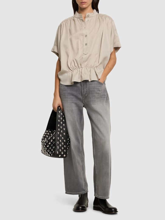 Marant Etoile: Viviana リヨセルジャージーシャツ - women_1 | Luisa Via Roma