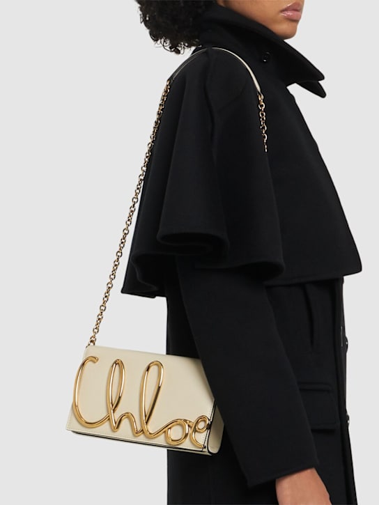 Chloé: C Chloè smooth leather shoulder bag - women_1 | Luisa Via Roma