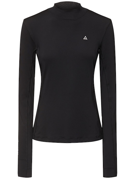 Nike: Camiseta deportiva con manga larga - women_0 | Luisa Via Roma