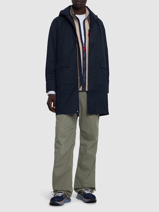 K-Way: Poirol wool blend coat - men_1 | Luisa Via Roma