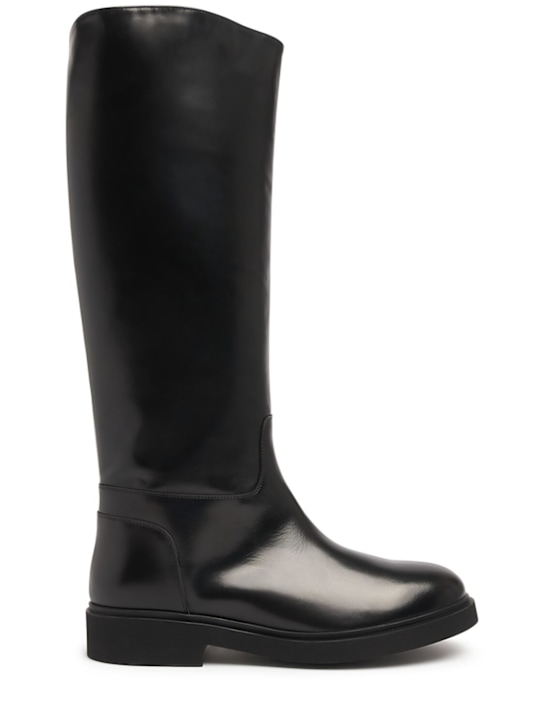 Legres: 20mm Leather riding boots - women_0 | Luisa Via Roma