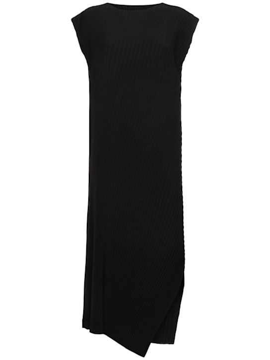 ISSEY MIYAKE: Vigor pleated midi dress - women_0 | Luisa Via Roma