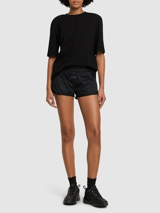 adidas Originals: Fear Of God Beckenbauer ショートパンツ - ブラック - women_1 | Luisa Via Roma