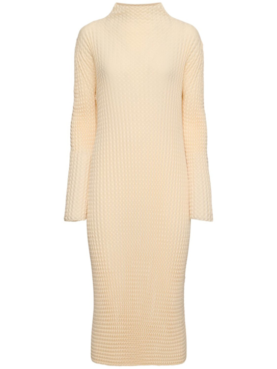 Spongy-48 cotton blend midi dress - Thumbnail 1