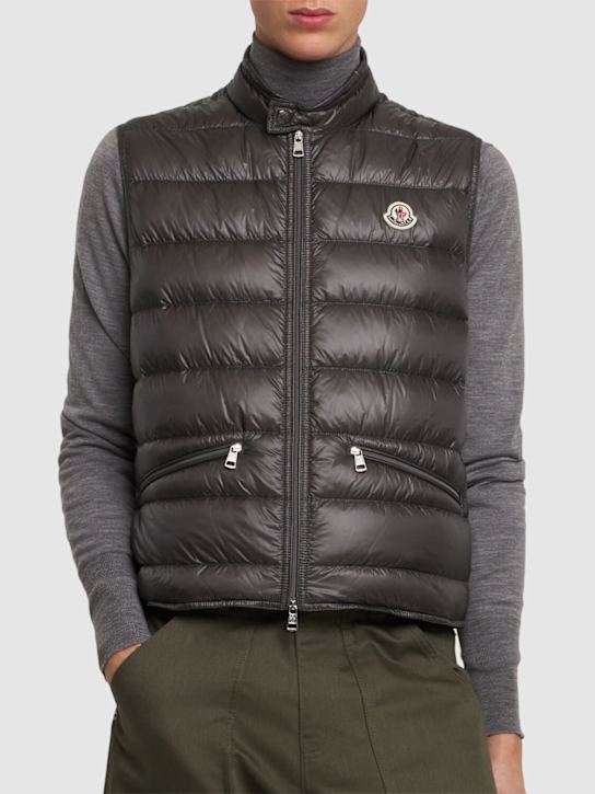 Moncler: Daunenweste aus Nylon „Gui“ - men_2 | Luisa Via Roma
