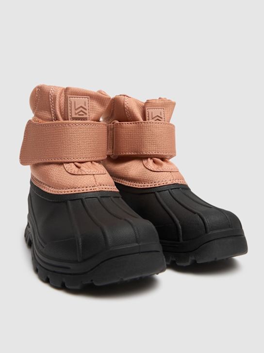 Liewood: Recycled poly snow boots - Pink - kids-girls_1 | Luisa Via Roma