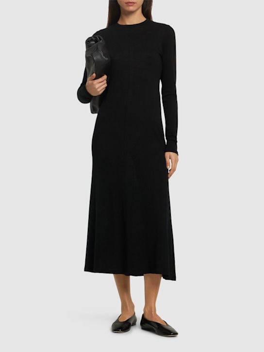 Auralee: Amunzen wool long dress - women_1 | Luisa Via Roma