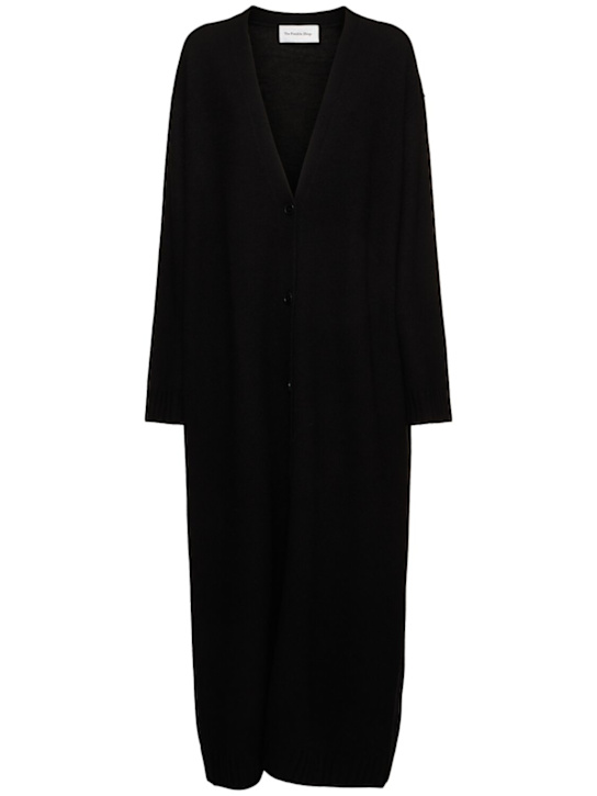 The Frankie Shop: Emi long knit cardigan - women_0 | Luisa Via Roma