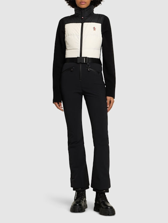 Moncler Grenoble: Down-filled nylon blend ski suit - women_1 | Luisa Via Roma