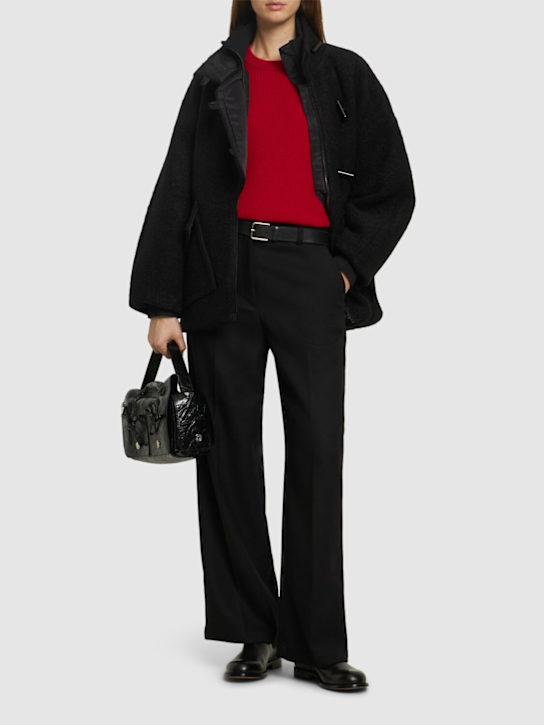 GANNI: Half-placket drop shoulder jacket - women_1 | Luisa Via Roma