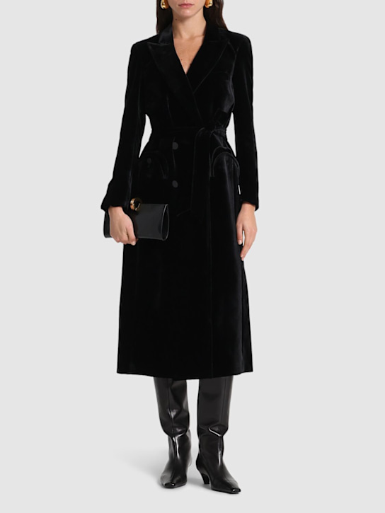 Blazé Milano: Etoile Black Blazer viscose midi dress - women_1 | Luisa Via Roma