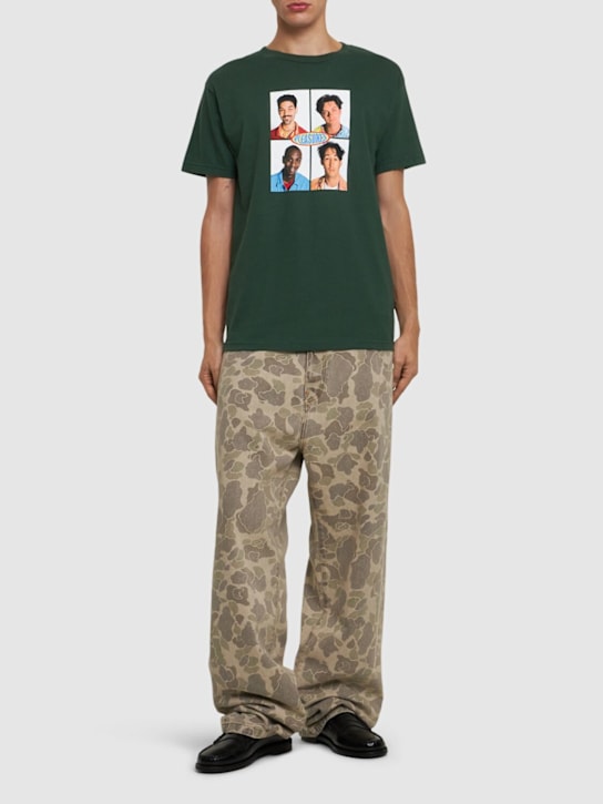 Pleasures: Half Baked printed cotton t-shirt - men_1 | Luisa Via Roma