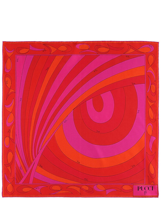 Pucci: Silk twill scarf - women_0 | Luisa Via Roma