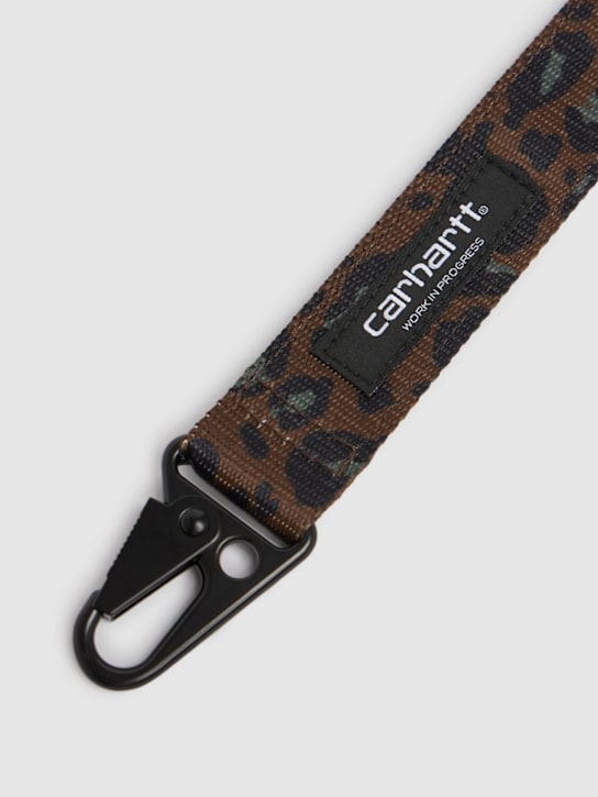 Carhartt WIP: Jude leopard printed webbing keyholder - men_1 | Luisa Via Roma