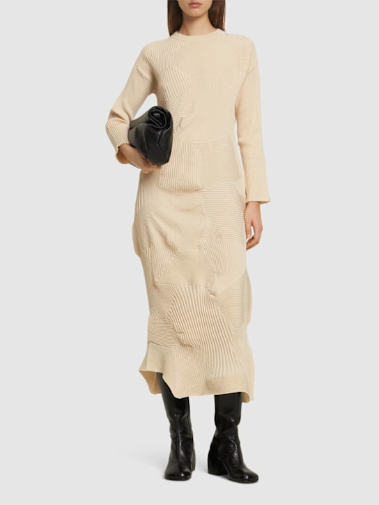 Kone Kone pleated long sleeve midi dress - Thumbnail 2