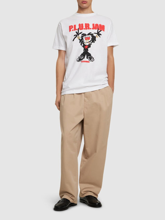 Pleasures: Printed cotton t-shirt - men_1 | Luisa Via Roma