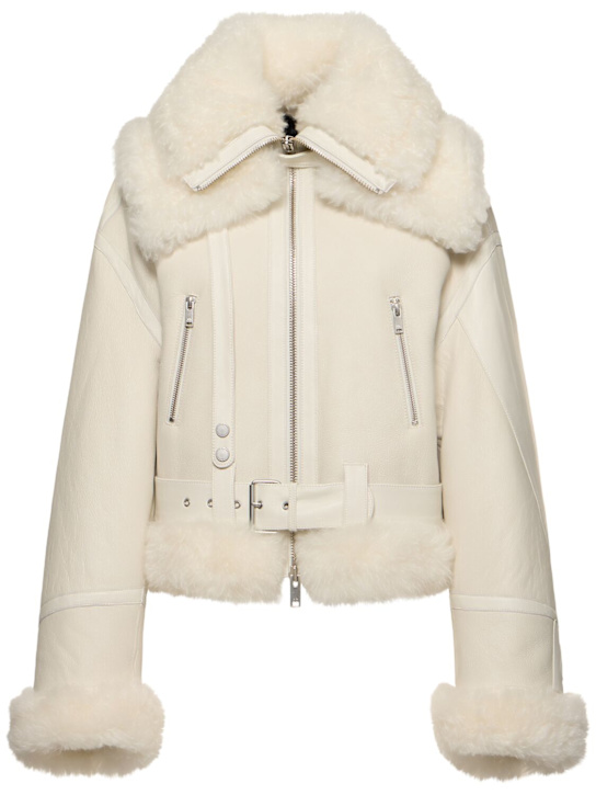 Moose Knuckles: Luar MTD biker jacket - women_0 | Luisa Via Roma