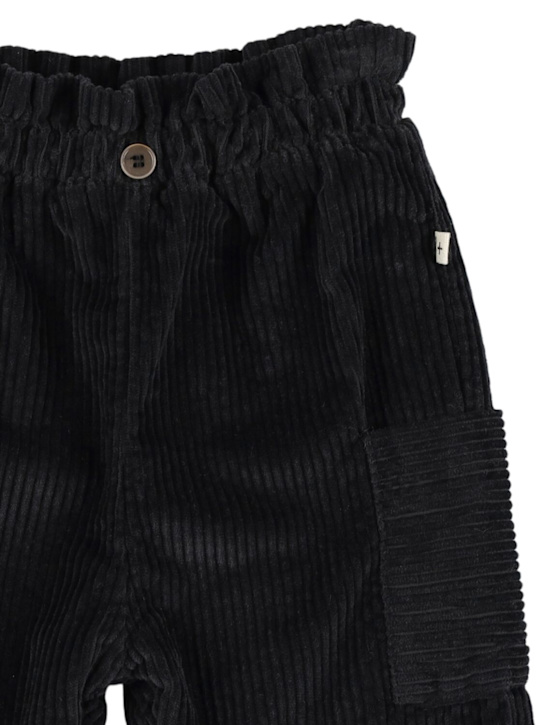 1 + IN THE FAMILY: コットンコーデュロイパンツ - ダークグレー - kids-girls_1 | Luisa Via Roma