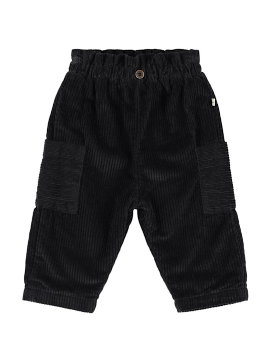 1 + IN THE FAMILY: コットンコーデュロイパンツ - ダークグレー - kids-girls_0 | Luisa Via Roma