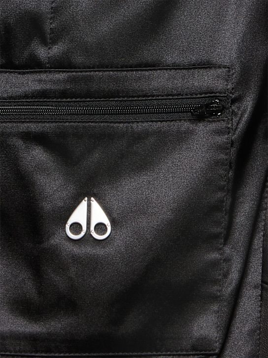 Moose Knuckles: Luar Ena unisex coat - Black - women_6 | Luisa Via Roma