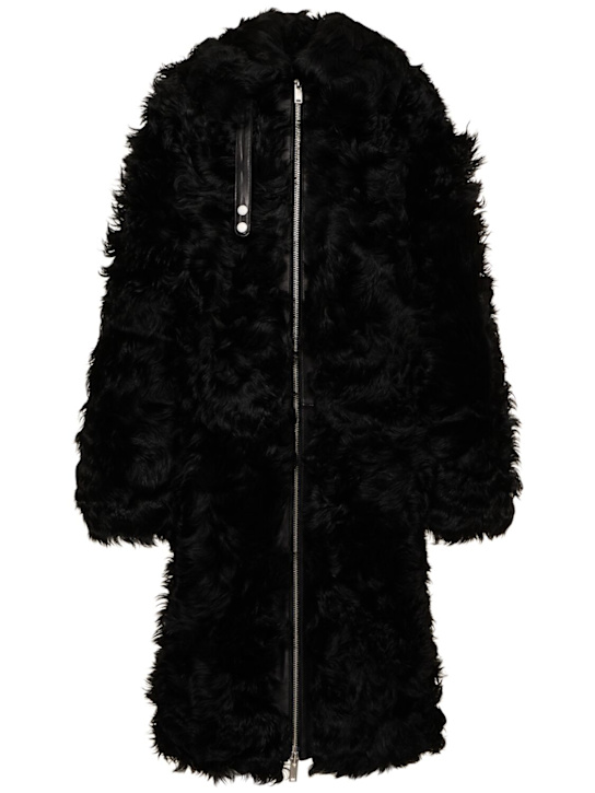 Moose Knuckles: Luar Ena unisex coat - Black - women_0 | Luisa Via Roma