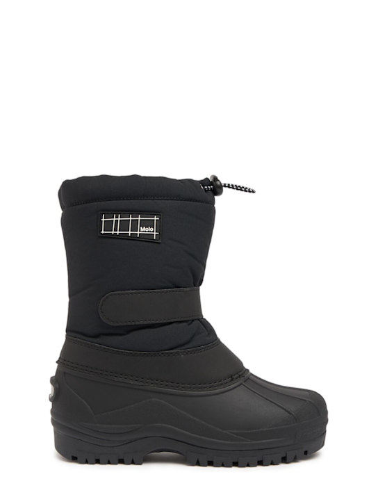 Molo: Recycled nylon blend ski boots - ブラック - kids-girls_0 | Luisa Via Roma