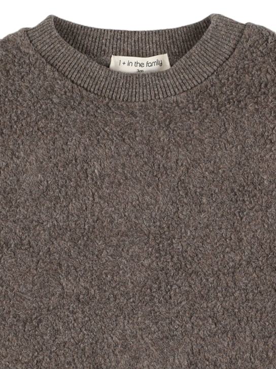 1 + IN THE FAMILY: Cotton blend sweatshirt - Grey - kids-boys_1 | Luisa Via Roma