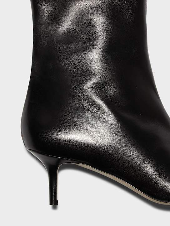 Aeyde: 55mm Roe mini studs nappa leather boots - Black - women_5 | Luisa Via Roma