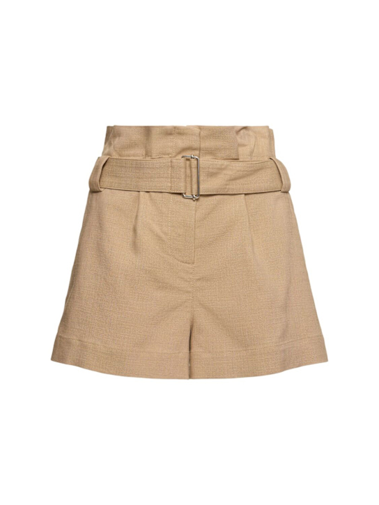 High rise shorts w/belt