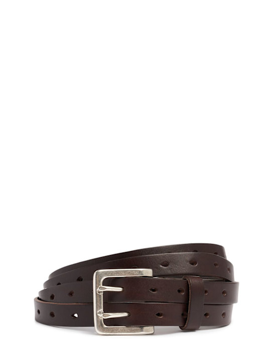 Our Legacy: Split belt - Brown - men_0 | Luisa Via Roma