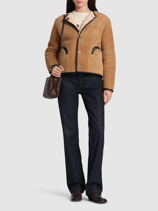 Blazé Milano: Tatoosh Gliss shearling jacket - women_1 | Luisa Via Roma