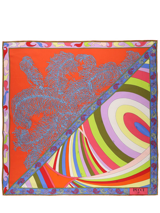 Pucci: Silk twill scarf - women_0 | Luisa Via Roma