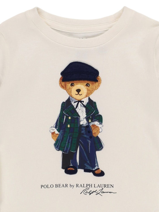 Polo Ralph Lauren: T-shirt maniche lunghe in cotone stampato - kids-girls_1 | Luisa Via Roma