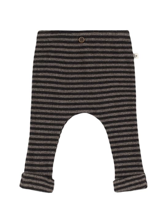 1 + IN THE FAMILY: Striped cotton blend jersey pants - kids-boys_0 | Luisa Via Roma