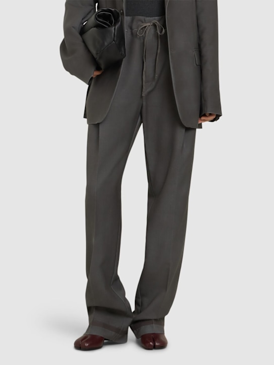 Maison Margiela: 80mm Tabi ankle boots - women_1 | Luisa Via Roma