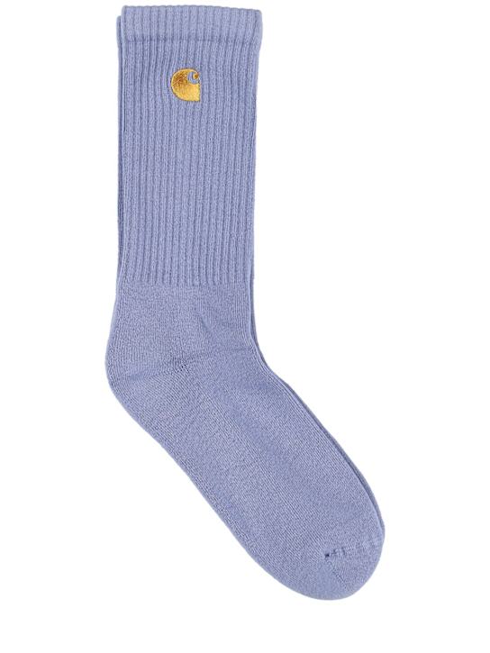 Carhartt WIP: Chaussettes en coton mélangé Chase - men_0 | Luisa Via Roma
