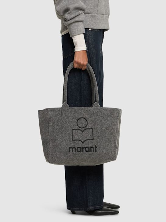 Isabel Marant: Yenky Zipped cotton tote bag - women_1 | Luisa Via Roma