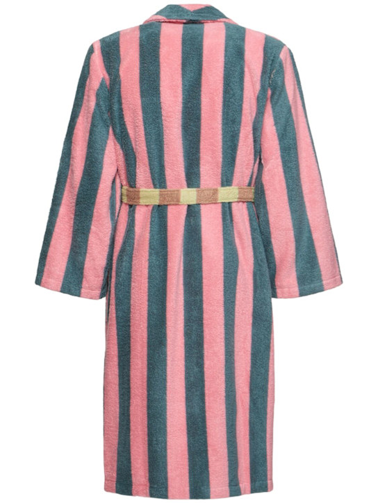 Dusen Dusen: Martine Stripe cotton bathrobe - men_1 | Luisa Via Roma