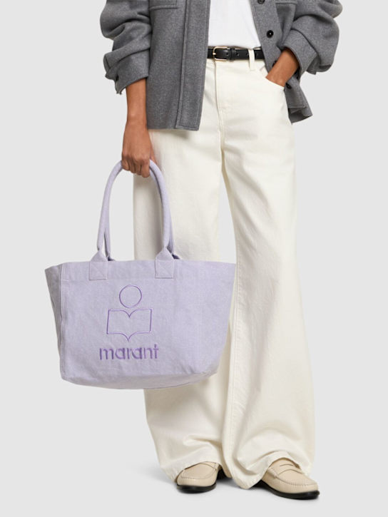 Isabel Marant: Yenky Zipped cotton tote bag - women_1 | Luisa Via Roma