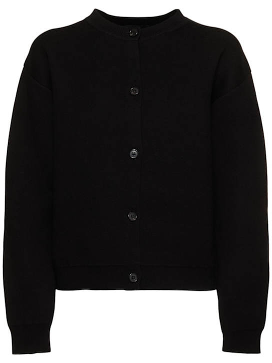 Theory: Structured cotton blend cardigan - women_0 | Luisa Via Roma