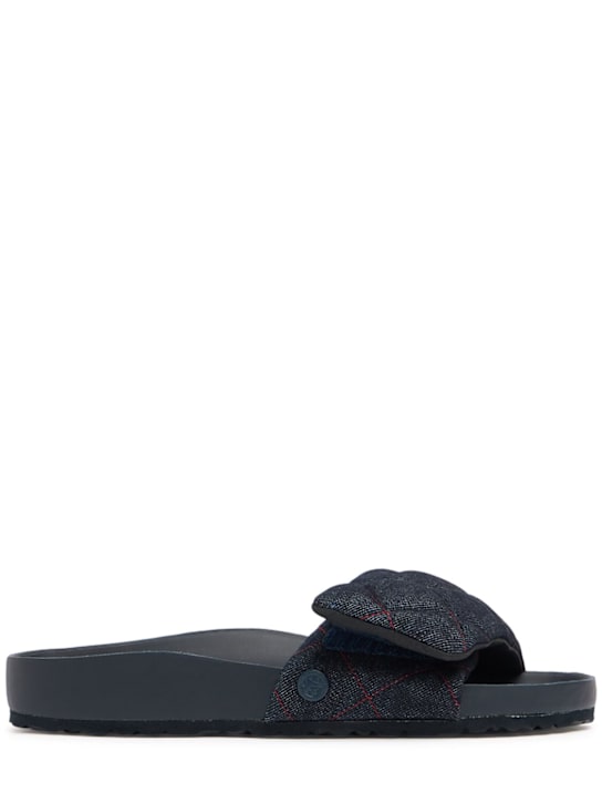 BIRKENSTOCK 1774: 5mm Sylt stonewashed denim sandals - women_0 | Luisa Via Roma