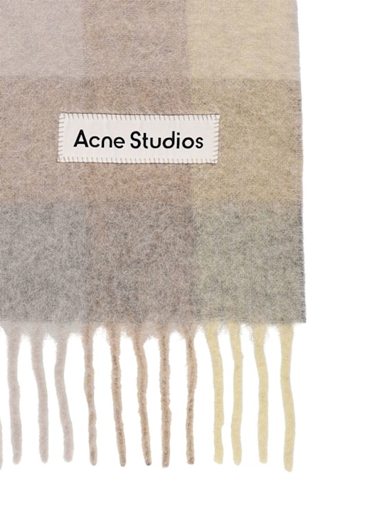 Acne Studios: Bufanda de alpaca - Vanilla/Beige - women_1 | Luisa Via Roma