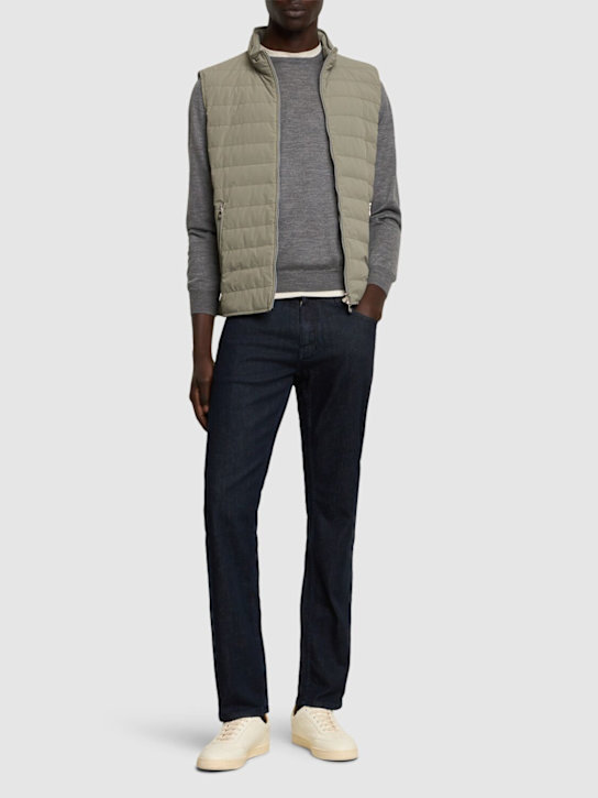 Tagliatore: Budd wool & silk knit sweater - men_1 | Luisa Via Roma