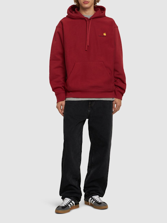 Carhartt WIP: American Script hooded sweatshirt - men_1 | Luisa Via Roma