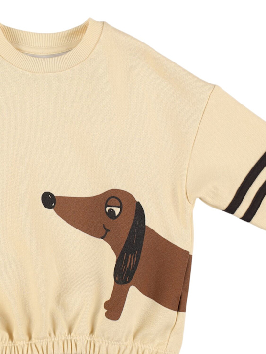 Mini Rodini: Dog print organic cotton sweatshirt - kids-boys_1 | Luisa Via Roma